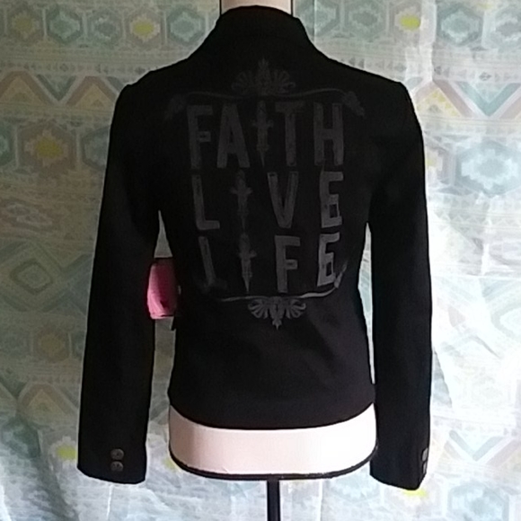 Blac Label Pink V-Neck Coat Medium - Picture 5 of 5